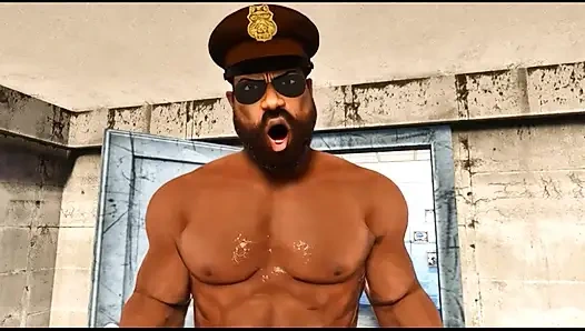 60 Yo Horny Woman and Sexual Cops