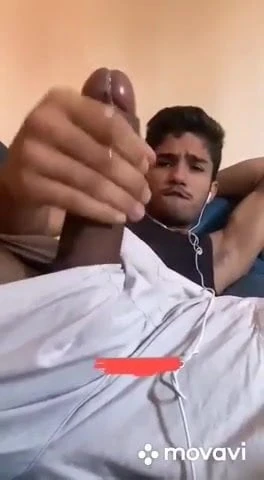 straight guy masturbating