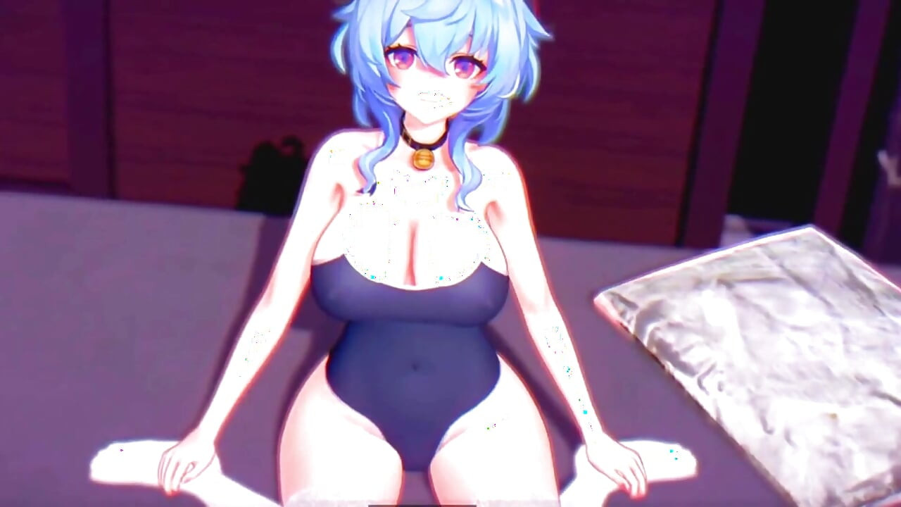Genshin etkisi - ganyu'nun ıslak sakso ve fışkırtma orgazmı - 3 boyutlu hentai animasyonları