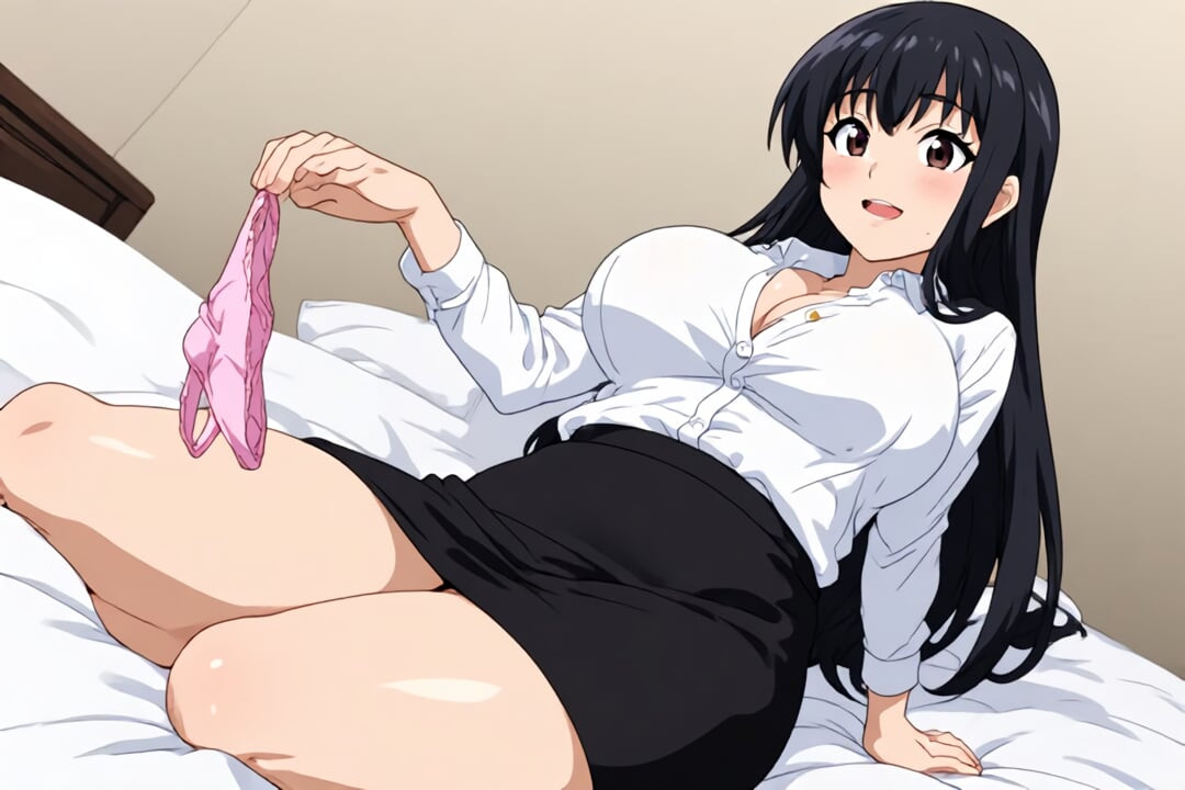 The maid's inner wear captivated him