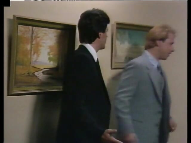 Classic stud fucks big breasted brunette &amp; sexy blond skank in office