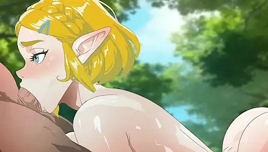 Zelda Efsanesi. Link ve Zelda Hentai Parody