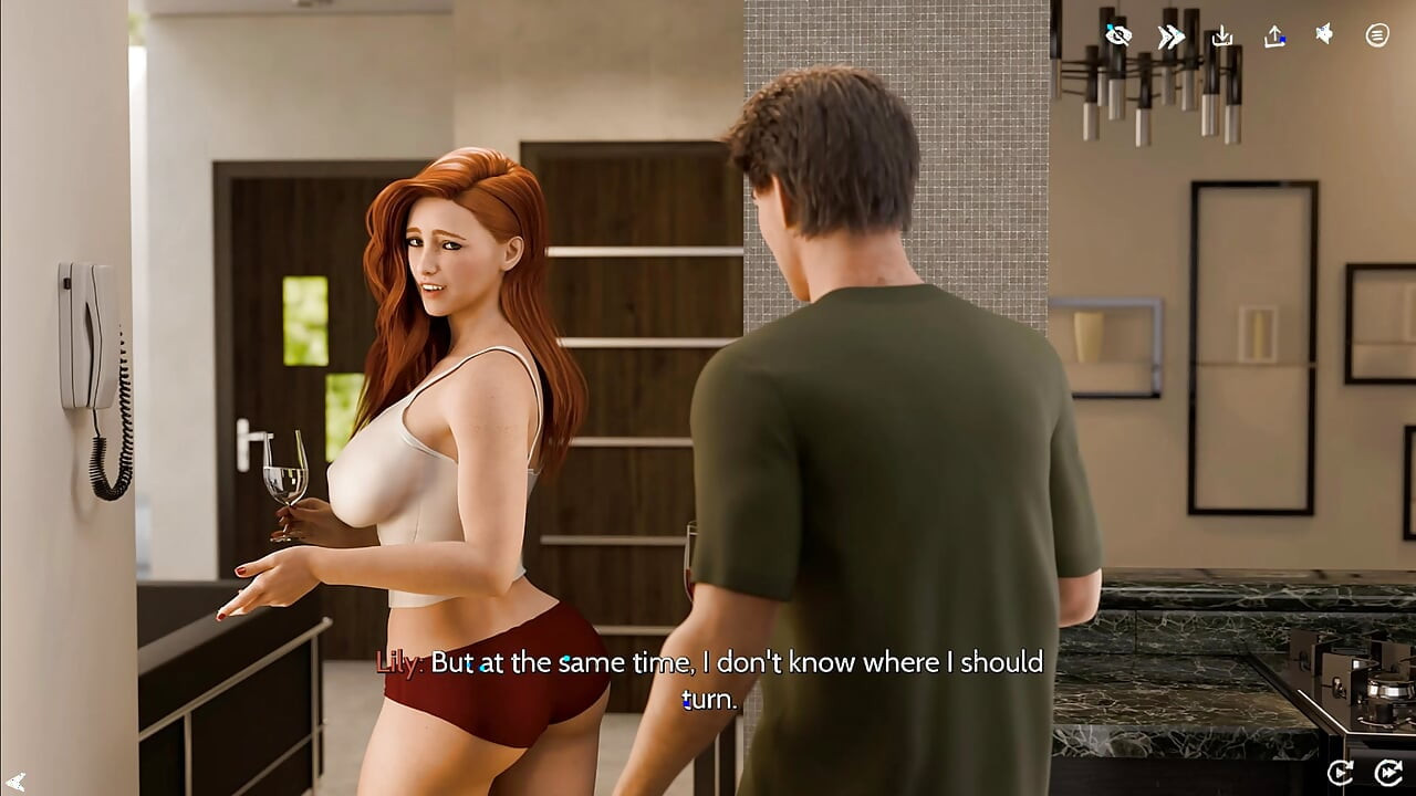 Boşanmış kızıl saçlı orta yaşlı seksi kadın genç sevgilisine karşı koyamıyor ve daha sert seks istiyor!