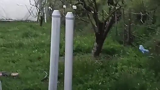 Part 2 - Desi outdoor sex with a stranger girl in the jungle.