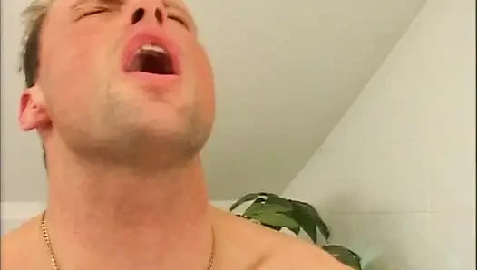 Wonderful MILF with Perfect Tits Fucked and Cumshot in Mouth by Huge Cock in the Bathroom