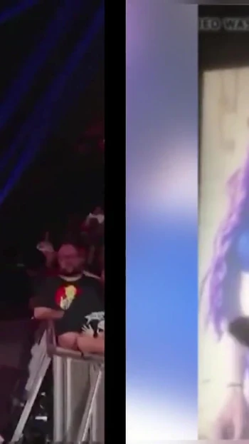 Powerful moment from "WWE Sasha Banks Cum Compilation"
