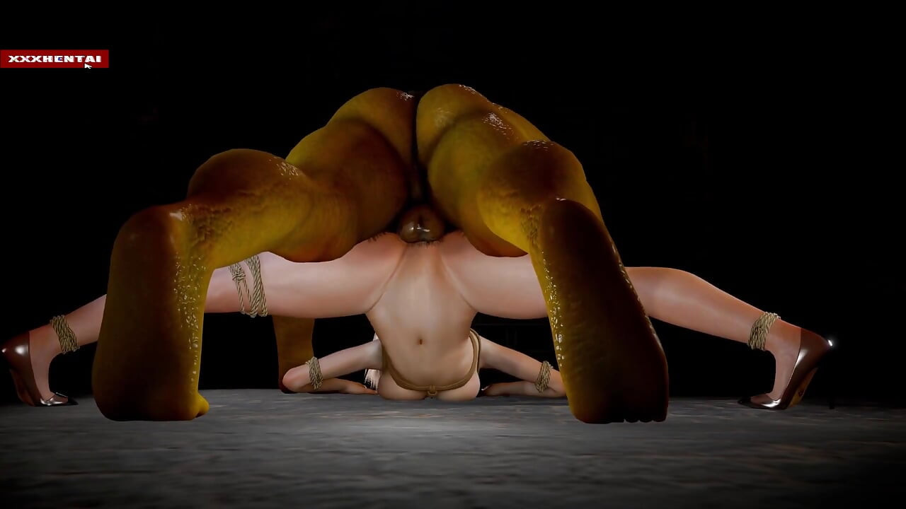 Bigcock Orc Animowana bogini dzikich nocy - animacja 3D