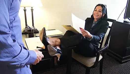 Office Foot Bitch: This Is Your Job, Moron!