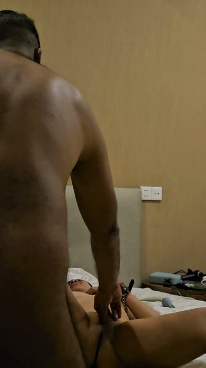 lovely sweet asian babe with anal plug | Clip 1