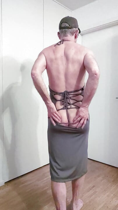 Sports shorts and evening dress