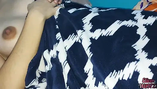 Looking at my stepsister's pussy in her underwear