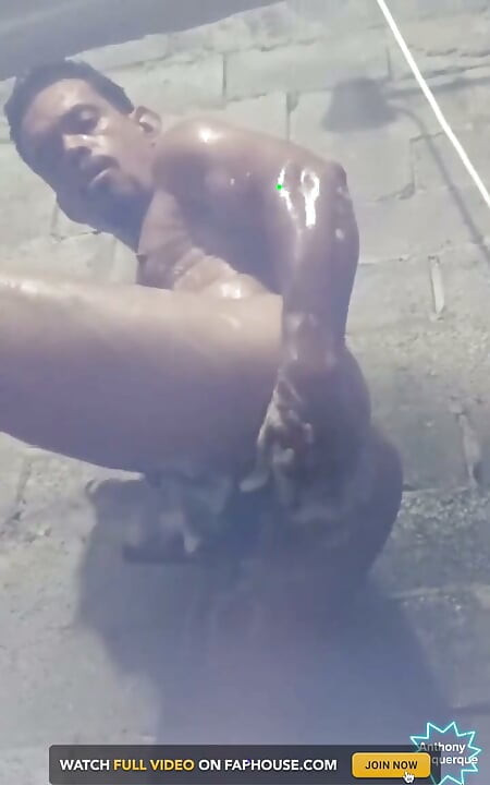 Handjob in the Shower with Finger in Ass, How Hot