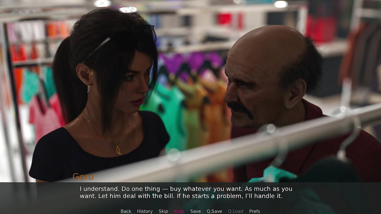 Being a Wife 14 Shopping with Her Husband, Filthy Wife Christine Plays Dirty Games with the Old Helper