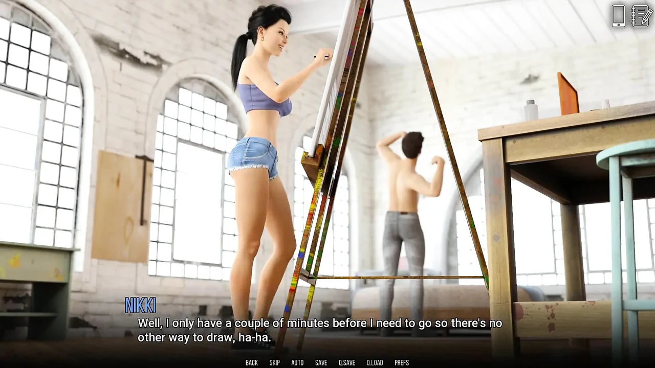 University of problems: sexy girl, erotic art ep 44