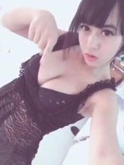 Pretty Asian girl tease