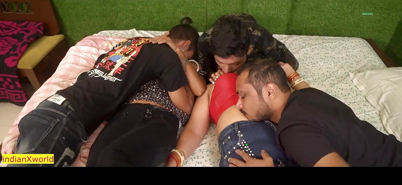 Pesta seks cowok dan cewek india! Seks bertukar pacar