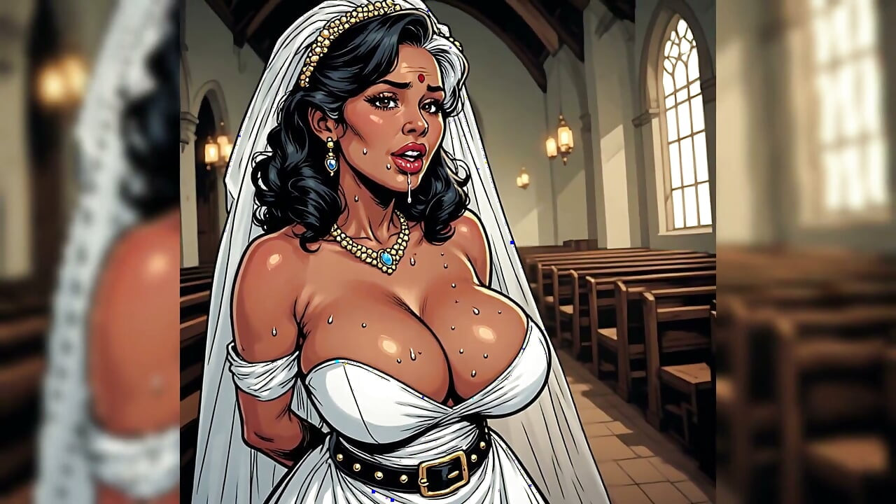 Sexy indische frauen in der kirche (ai art)