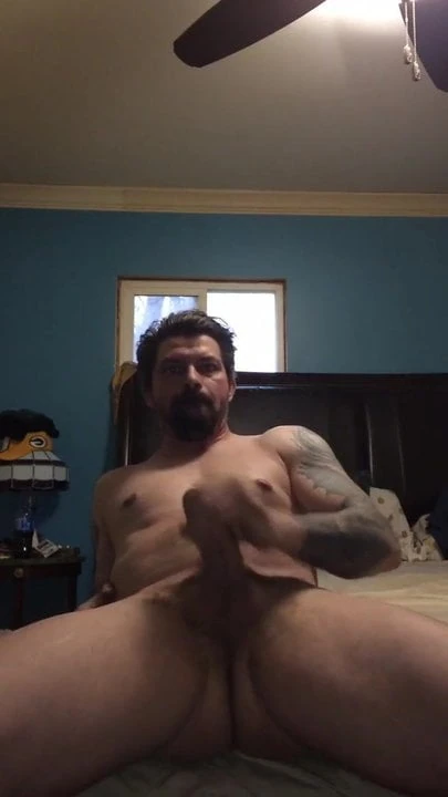 straight redneck daddy pumps a load