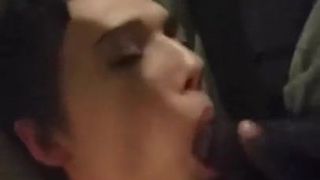 Vocal Slut Loving Two Black Cocks