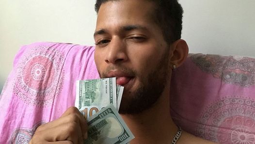 Amateur magere latino jongen betaalde geld om cameraman te neuken pov