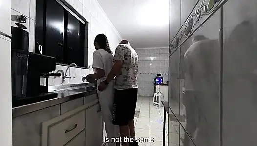 The Maid's Creampie Routine at Her New Job.
