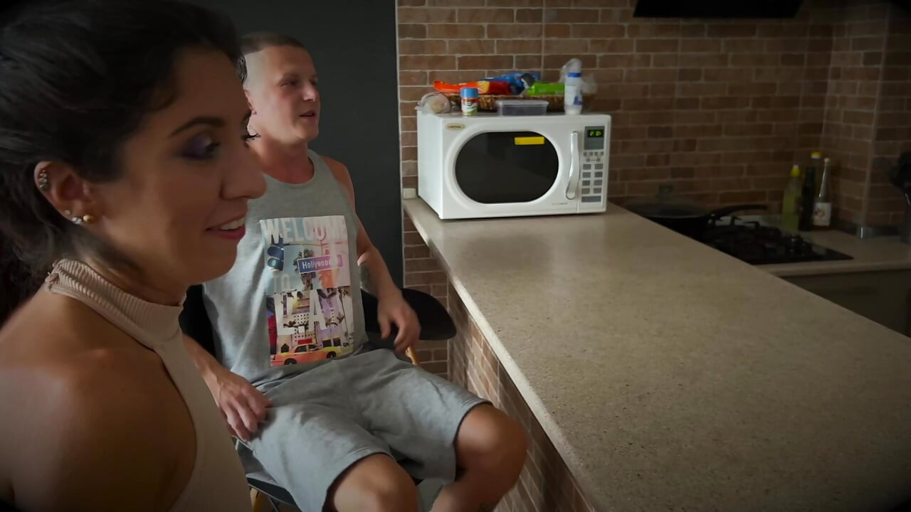 Hard and rough fucking of a dirty slut - two men cum hard on the slut's face