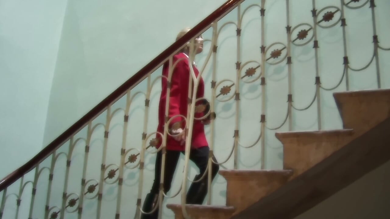 Petite Blonde Takes Double Penetration From Three Guys in a Palace Gangbang