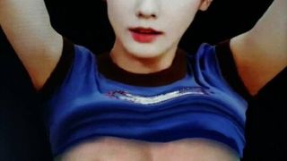 g idle miyeon roll up t-shirt cum tribute