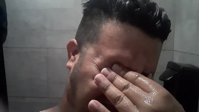 Shaving in the shower