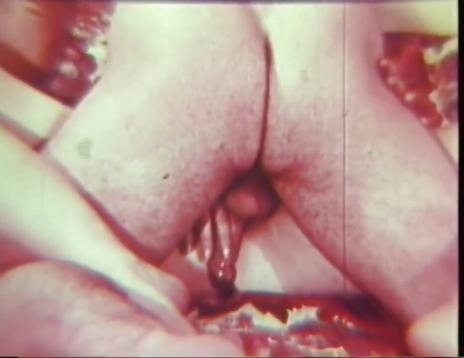 Nasty vintage threesome for a big cock