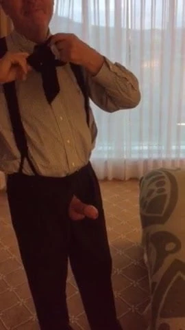 Daddy is getting ready...