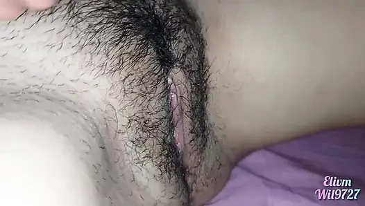 Playing with my pussy with my neighbor's stepsister