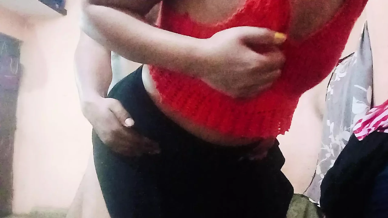 Enjoying with school girl friend