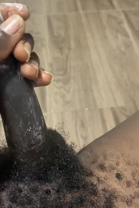 I'm in the Shower Holding My Long Dick