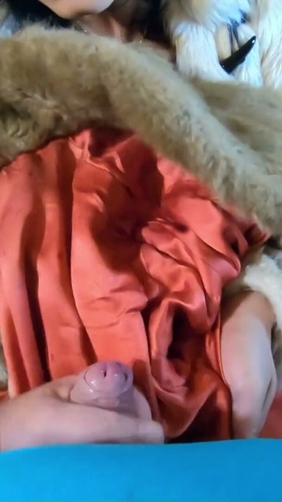 Fur Coat Tease, Doggy Style & Pee Play on Satin-Lined Furs – Cabin Fantasy | Clip 3