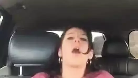 He fingers his wife in the car while driving!