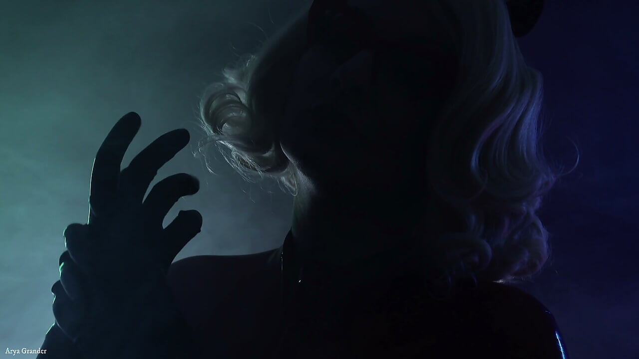 Compilation of ASMR videos: hottest gloves fetish (Arya Grander)