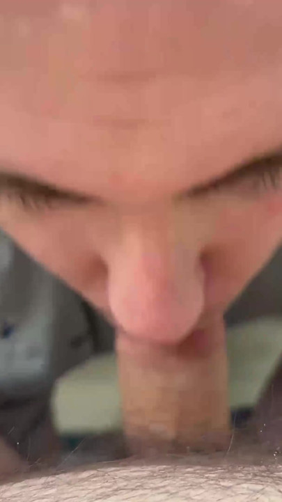 POV: Office Boss gets Cock Worship from Young Fag | Clip 1