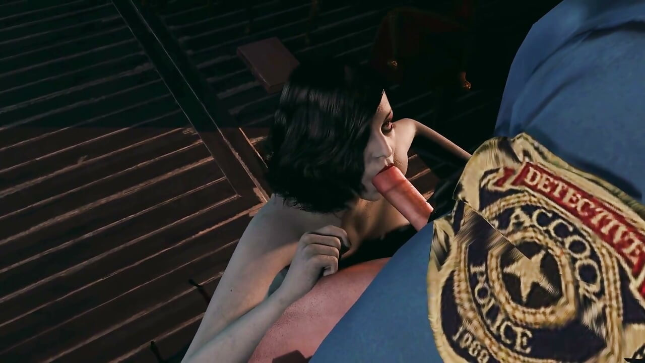 A Cop Got Captured by Lady Alcina Dimitrescu