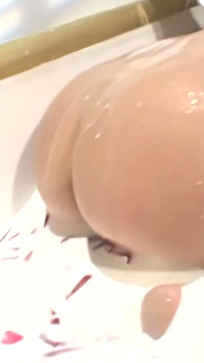 Bathing in milk provides lubrication for Nikki Hunter, a robust individual with a strong desire for intense sexual activity. | Clip 1