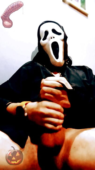 SCREAM A LOVE STORY A dominant guy with a Ghostface mask and a huge cock breaks into your home on Halloween night to ejaculate