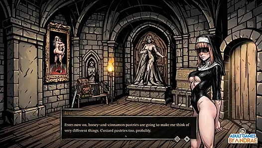 Ep4: Kıdemli rahibe Neila ile meme sikişi ve gırtlağına kadar alma ayini - seksorcism: şehvet itirafı