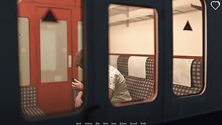 Off The Record - часть 2 - трах возбужденной корейской крошки в поезде, от LoveSkySan69