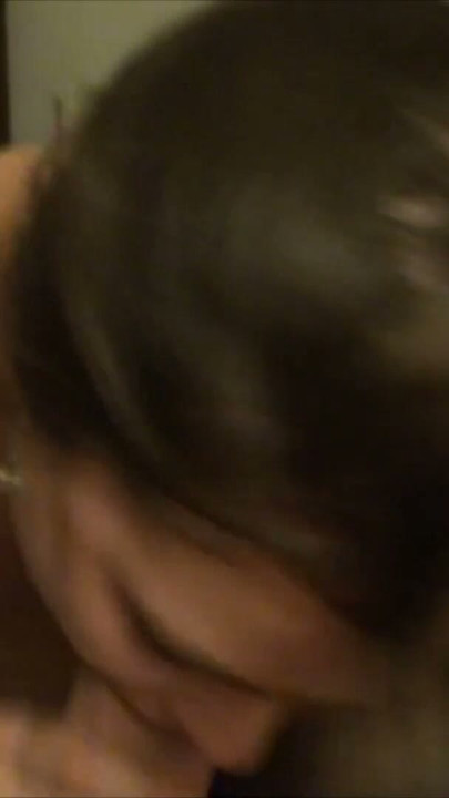We run into the bedroom I hold the camera while he pounds me missionary. I suck my juices of his cock until he cums in… | Clip 1