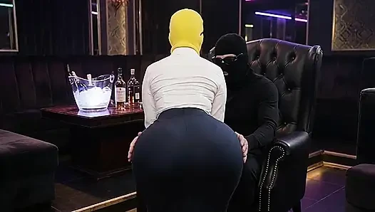 Sexy Secretary Dancing and Twerking for Her Boss
