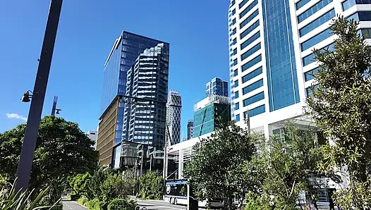 Auckland CBD And A Dildo Fuck In The Shower
