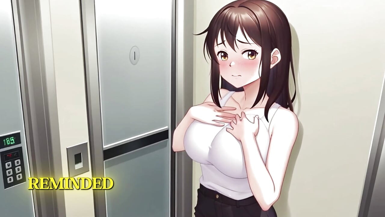 Žena zarobljena u liftu - XXX fantazija sa komšijom aianimated