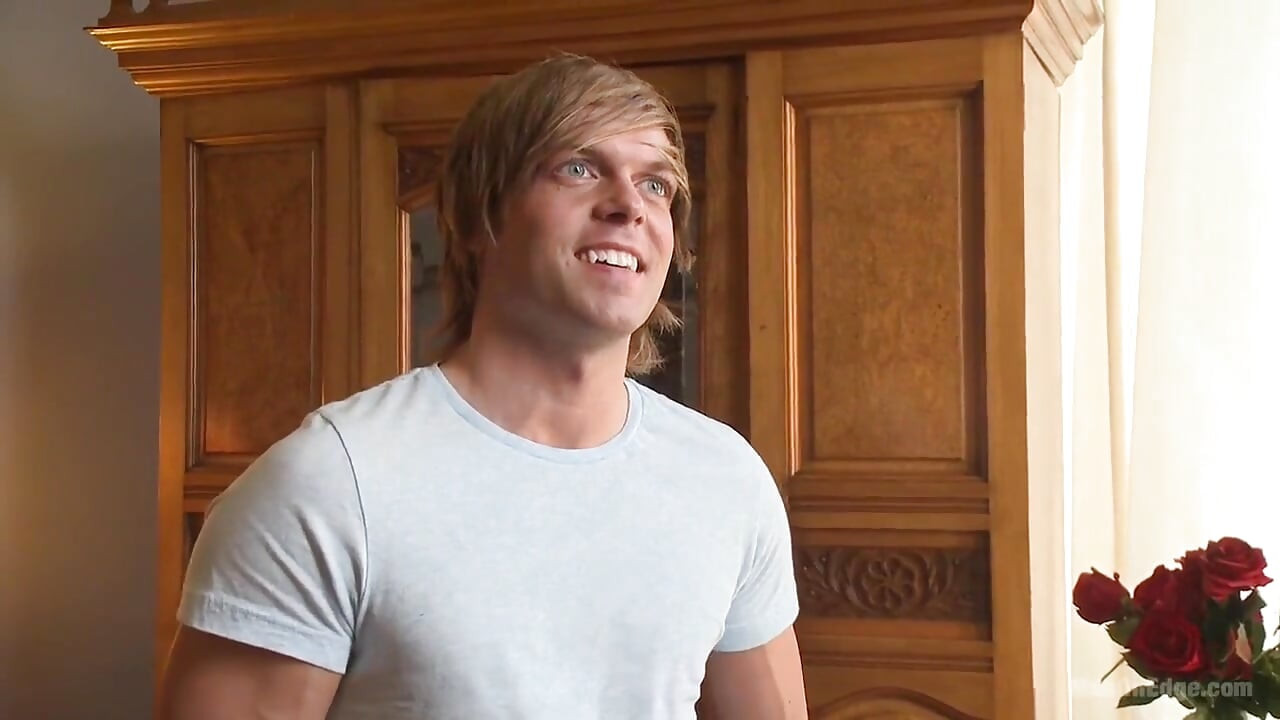 Blond Surfer Dude Gets Edged in Bondage for the First Time