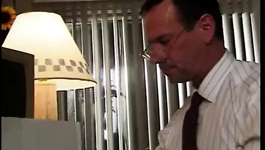 Slut spreads legs and masturbates for auditor