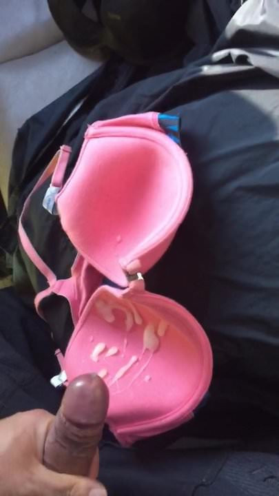 cum on bra
